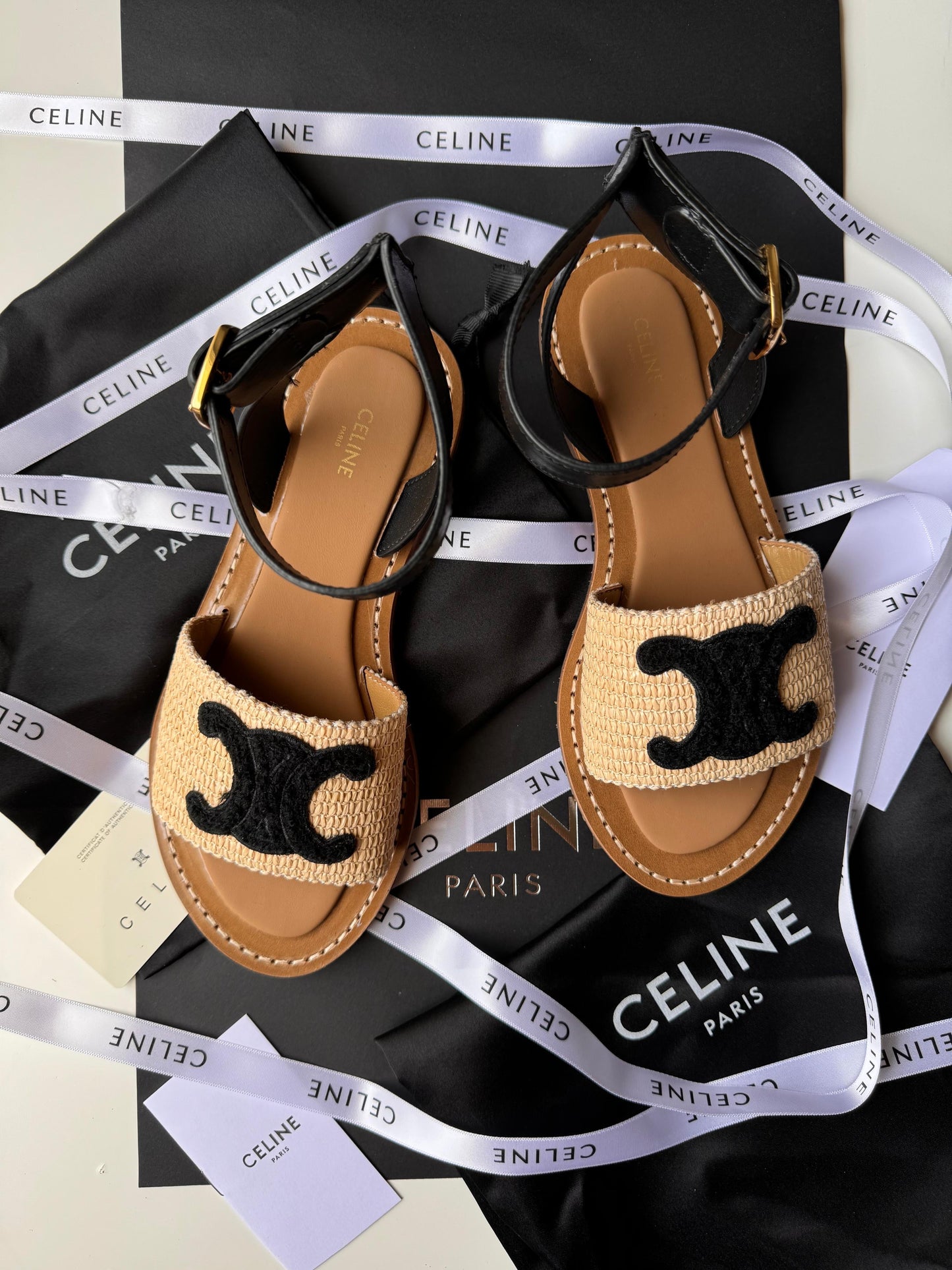 Celine sandals.