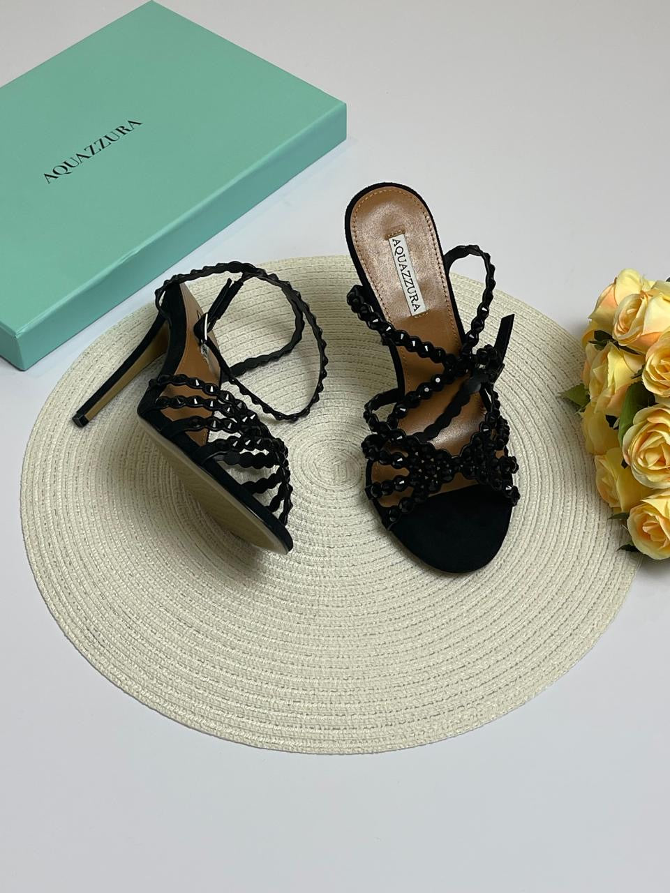 Aquazurra sandals heels