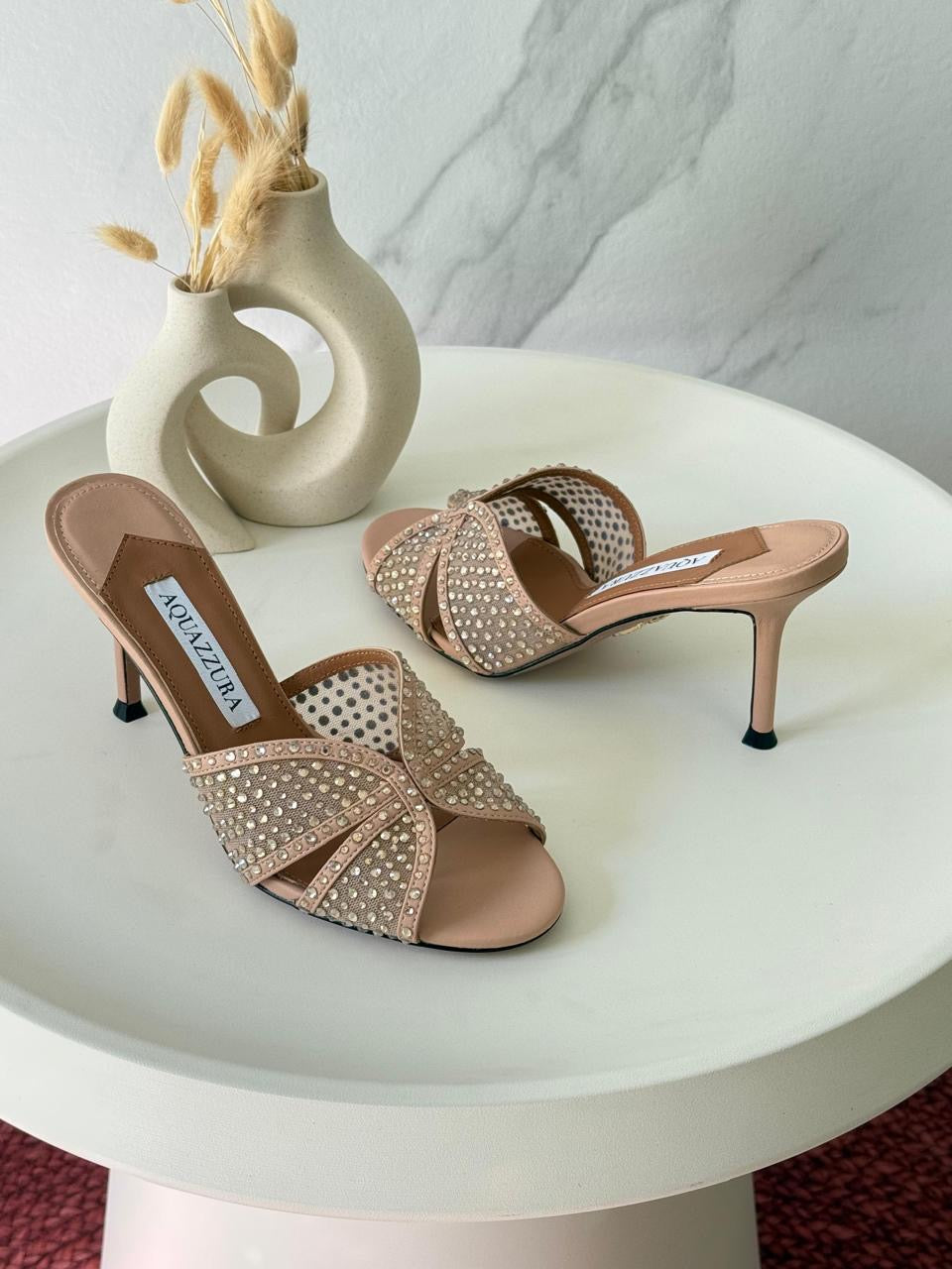 Aquazurra sandals heels