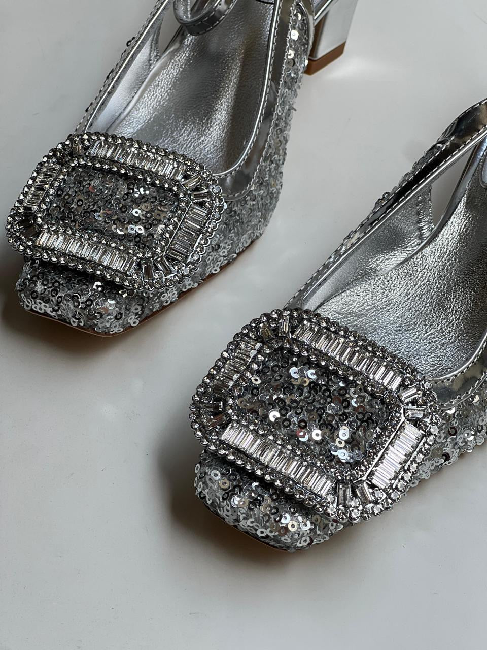 Roger vivier heels - silver