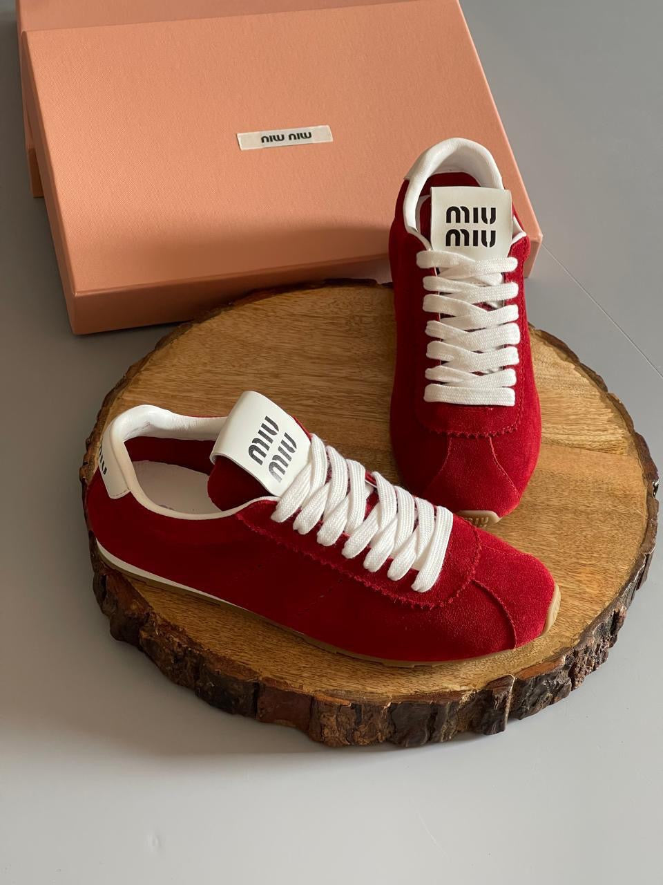 Miu miu sneakers - red