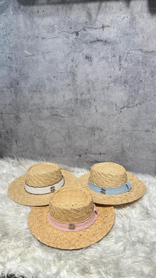 Chanel hat - beach hat