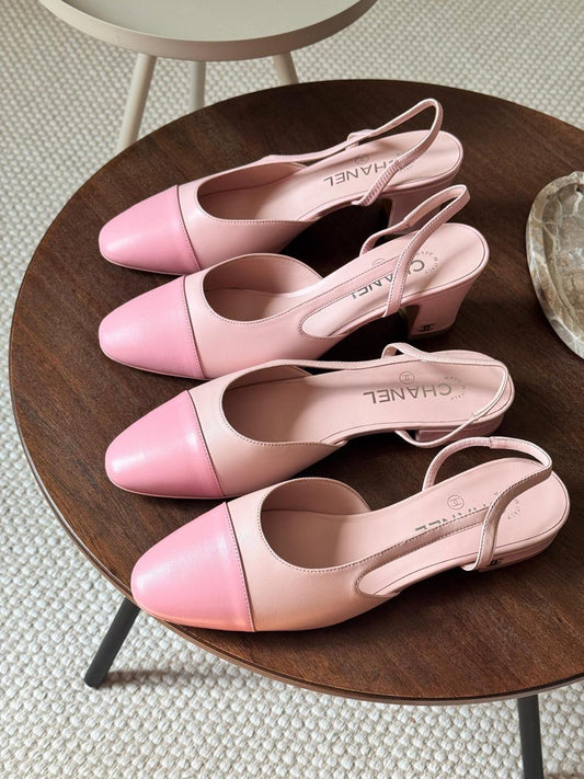 Chanel heels pink