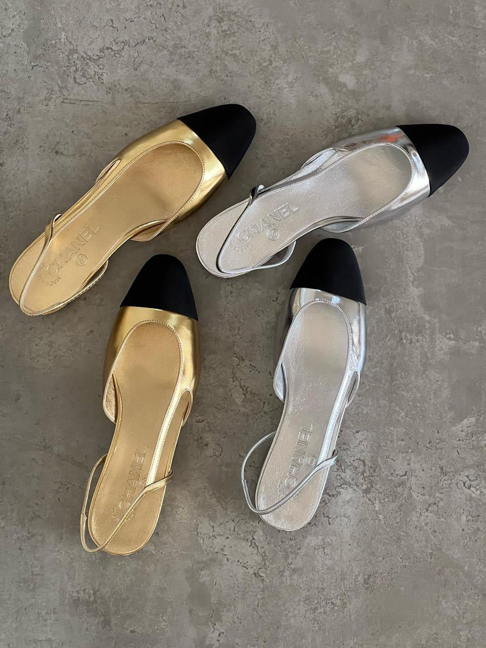 Chanel heels - low heels