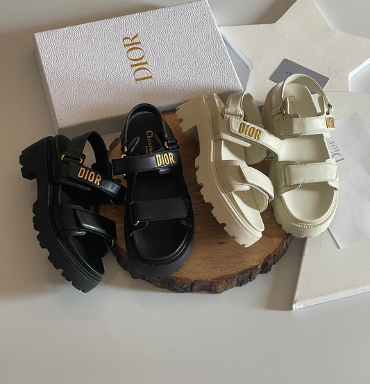 Dior sandals.