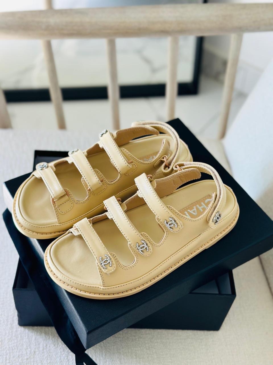 Chanel sandals.