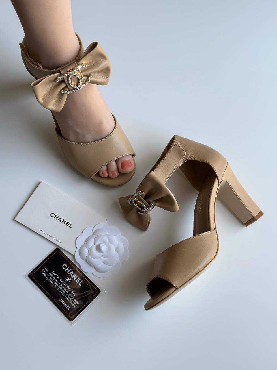Chanel sandals heels