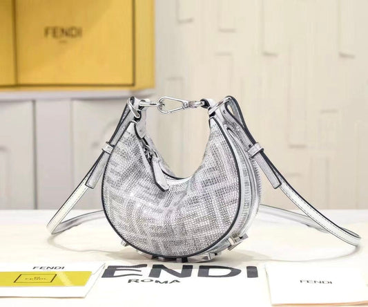 Fendi bag silver