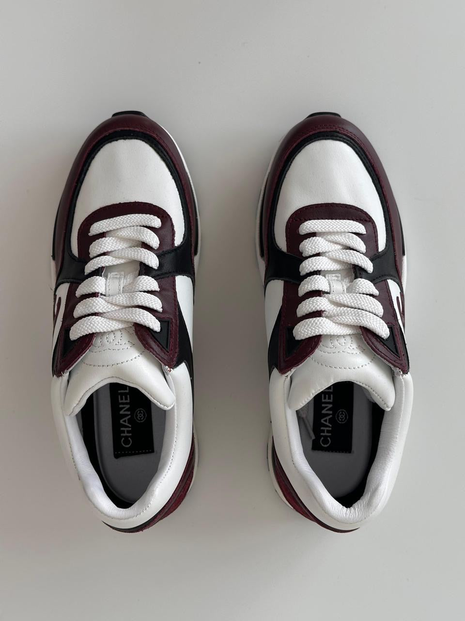 Chanel sneakers - maroon