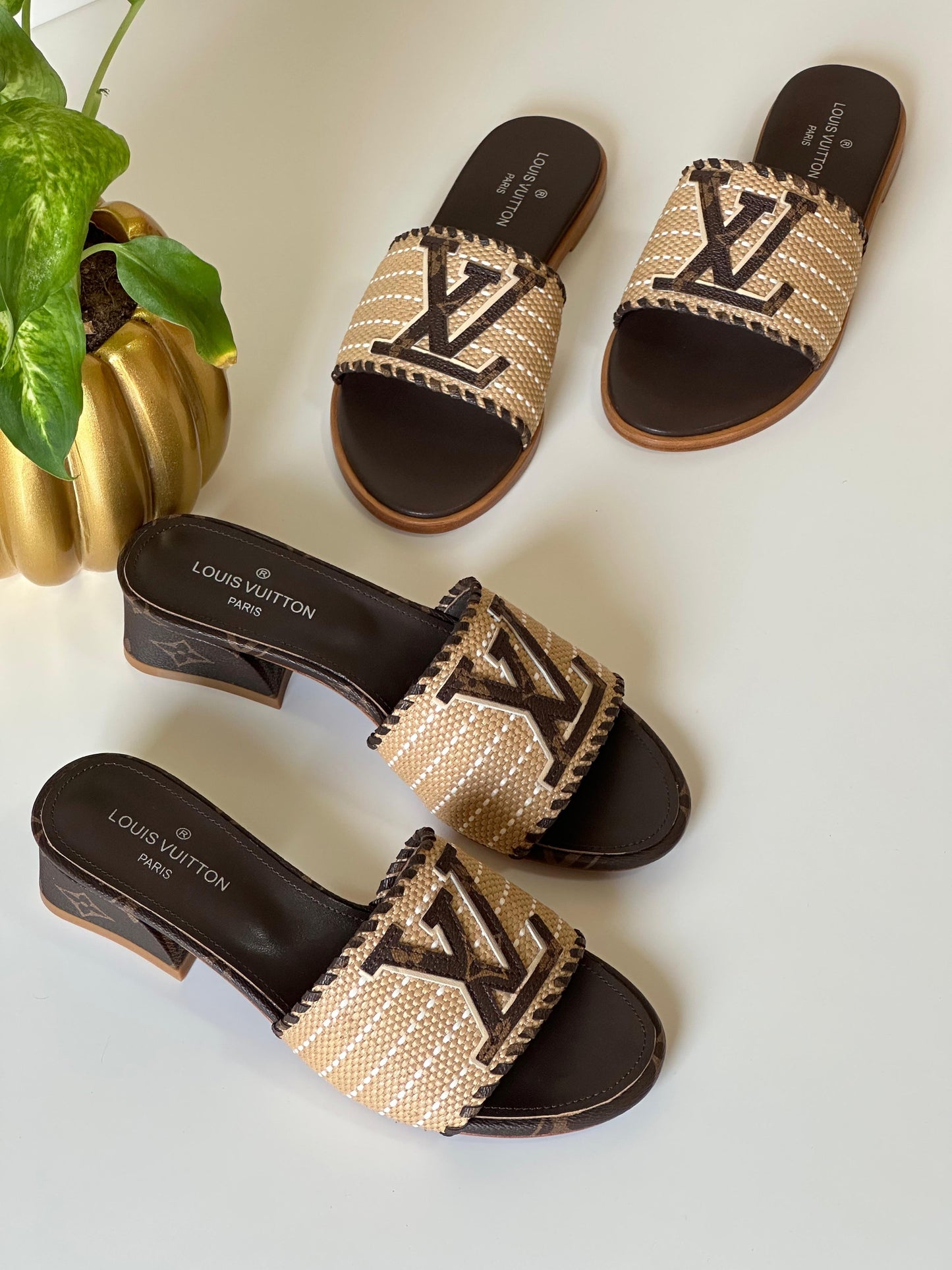 Lv slippers and sandals