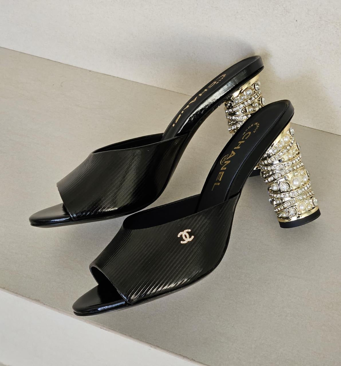 Chanel sandals heels