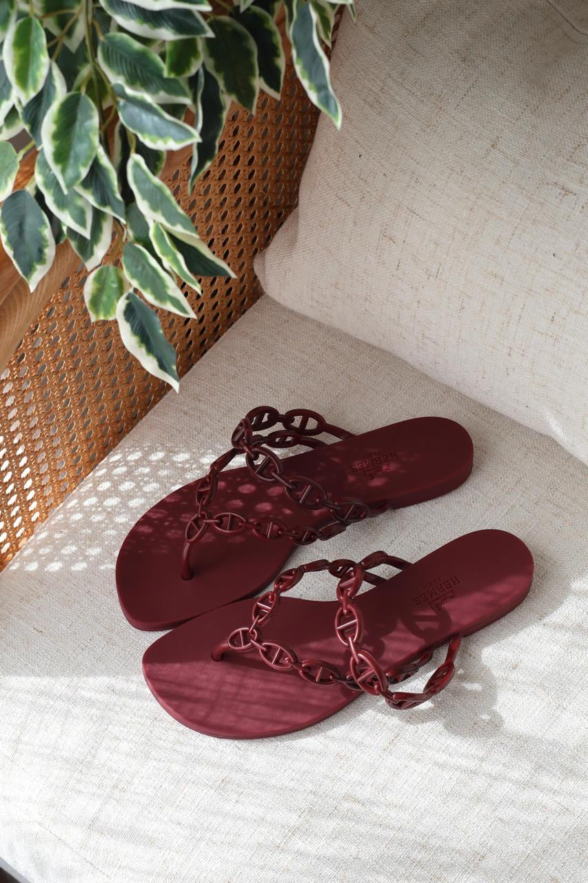 Hermes slippers