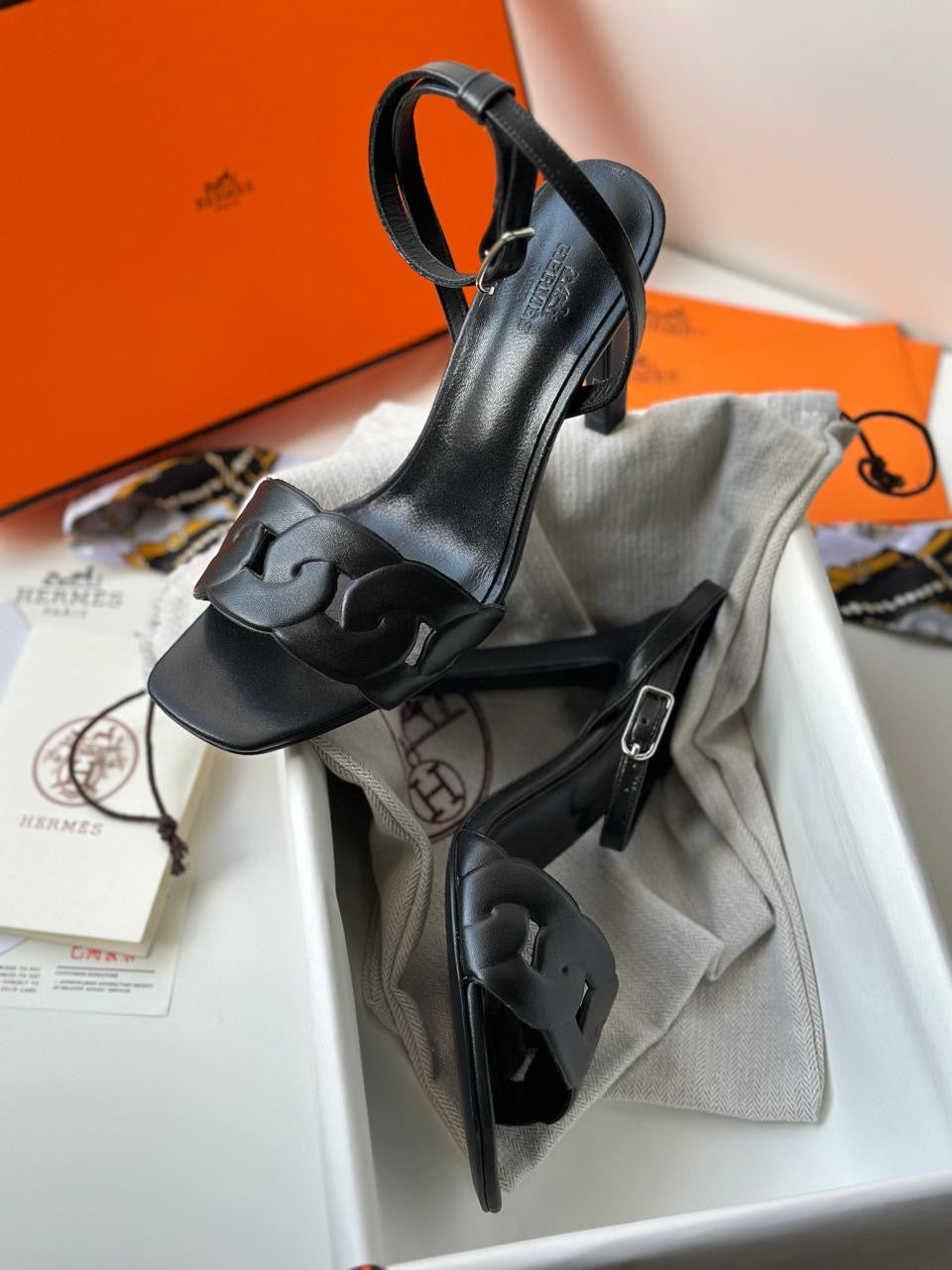 Hermes sandals heels