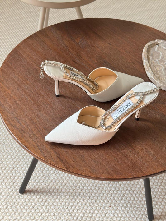 Jimmy choo heels - white
