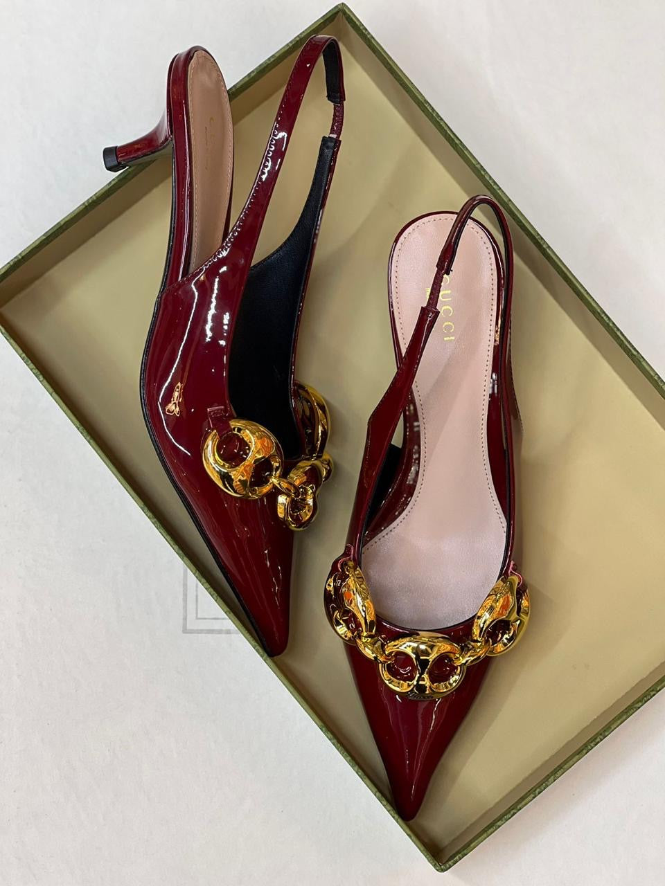 Gucci heels - low heels