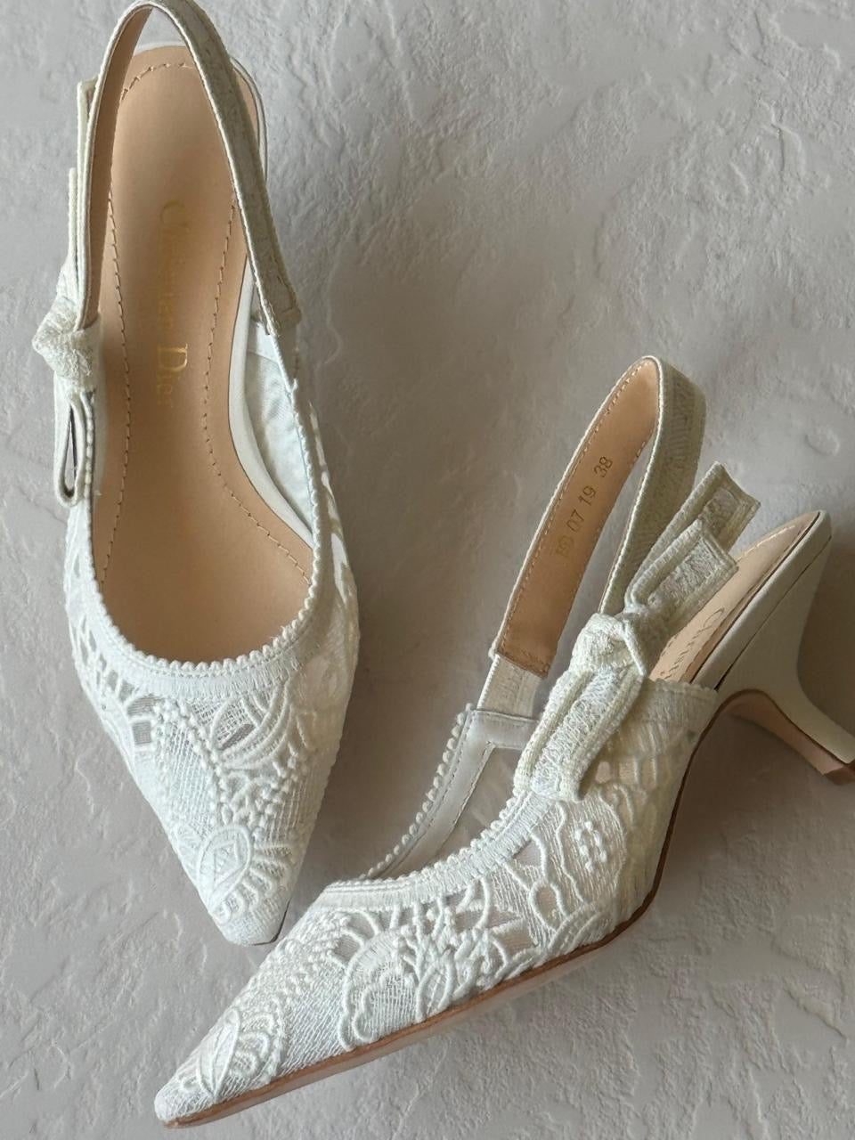 Dior heels - low and high