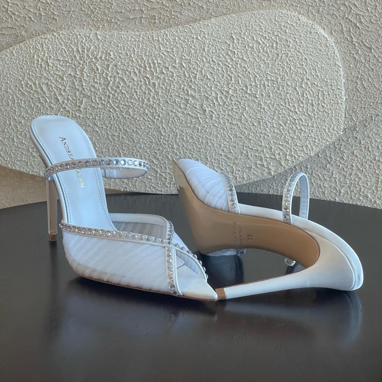 Andrea wazen sandals heels