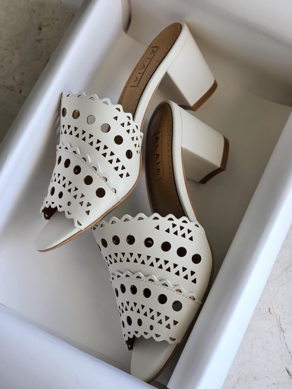 Alaia sandals heels