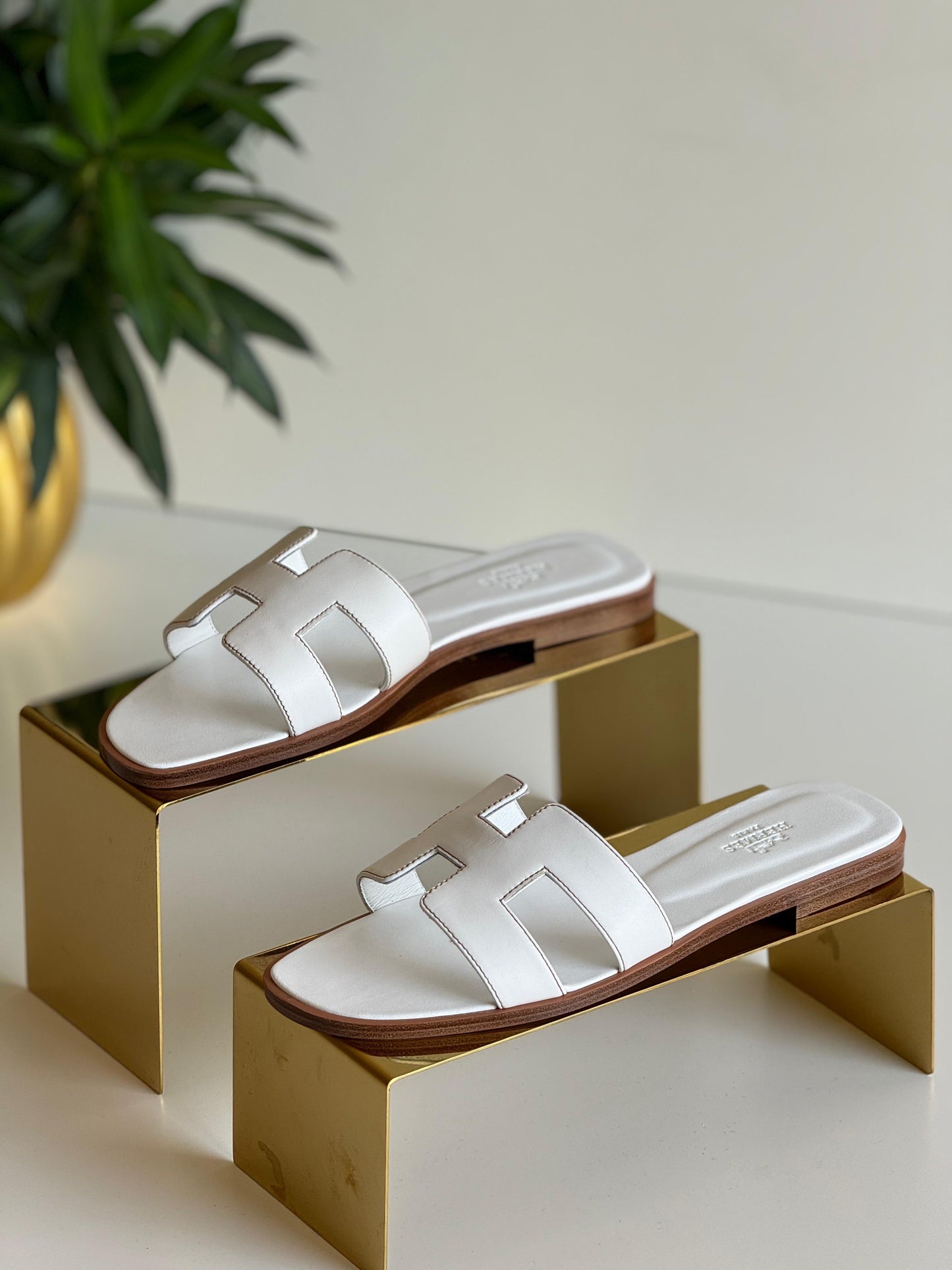 Hermes slipper - soft leather