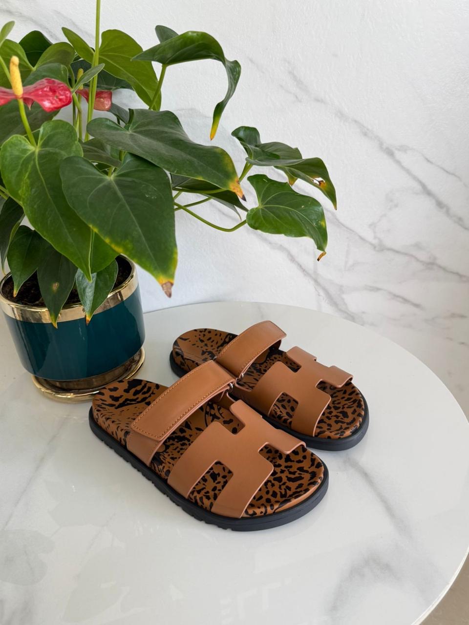 Hermes sandals chypre