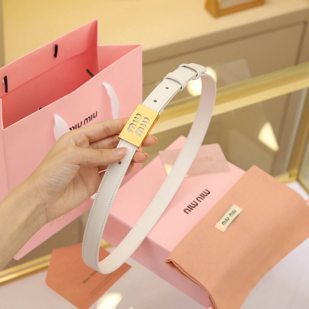 Miu miu belt