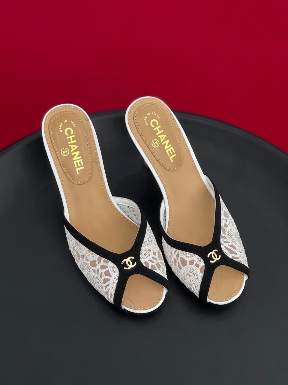 Chanel sandals heels