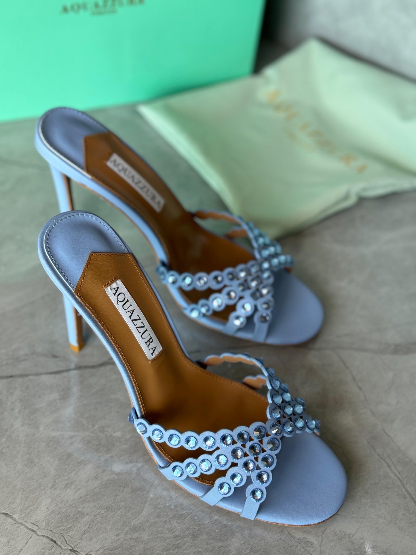 Aquazurra sandals heels