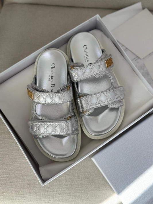 Dior slippers - silver