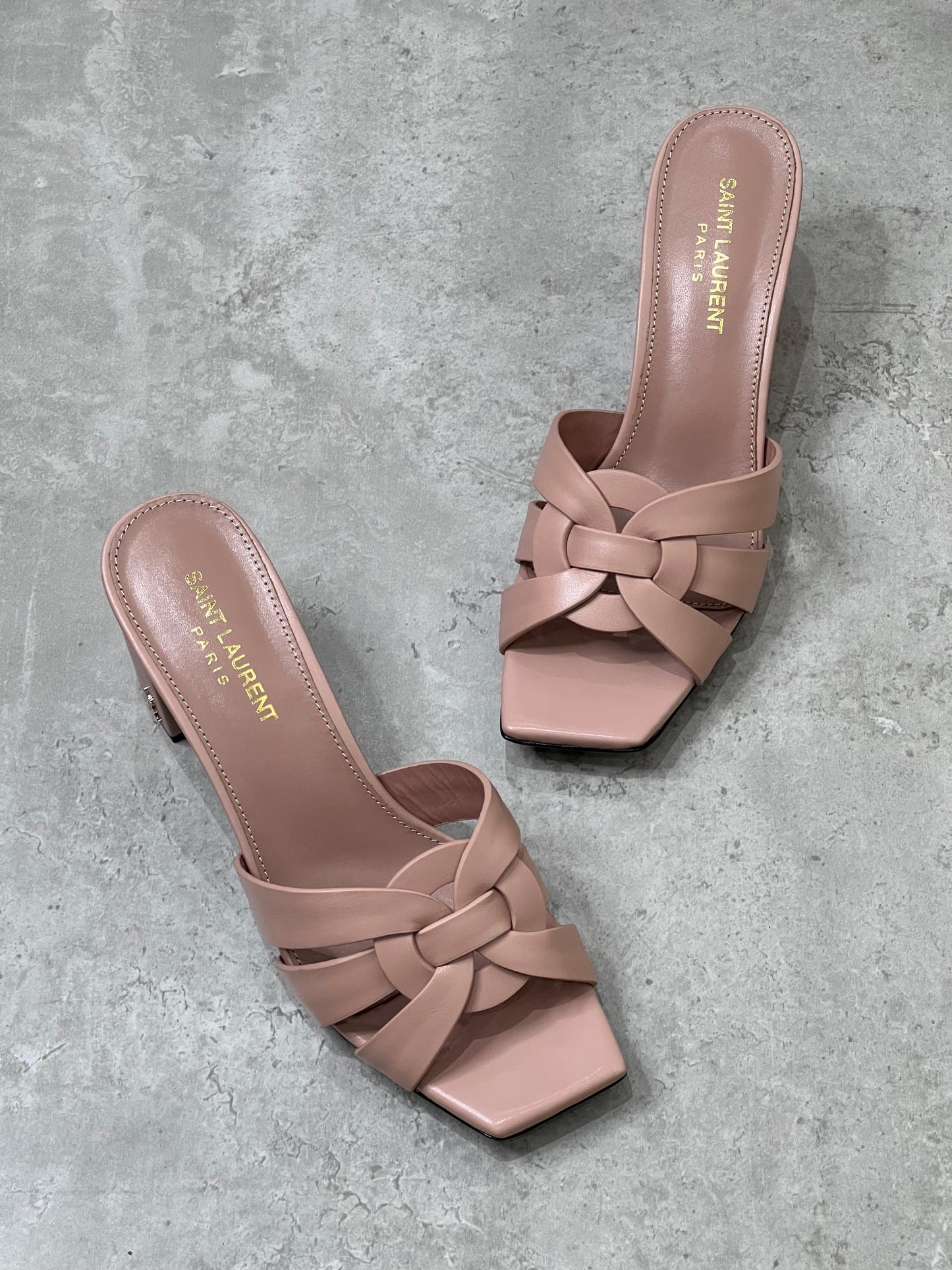 Ysl sandals heels matte