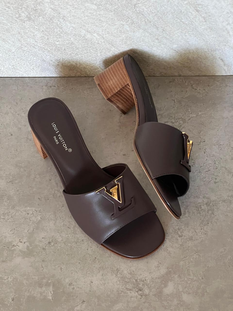 Lv sandals heels