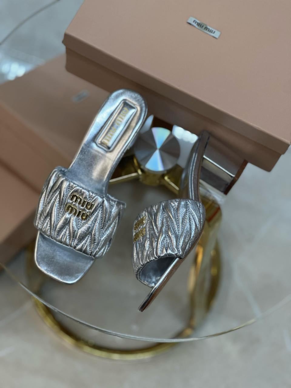 Miu miu sandals heels