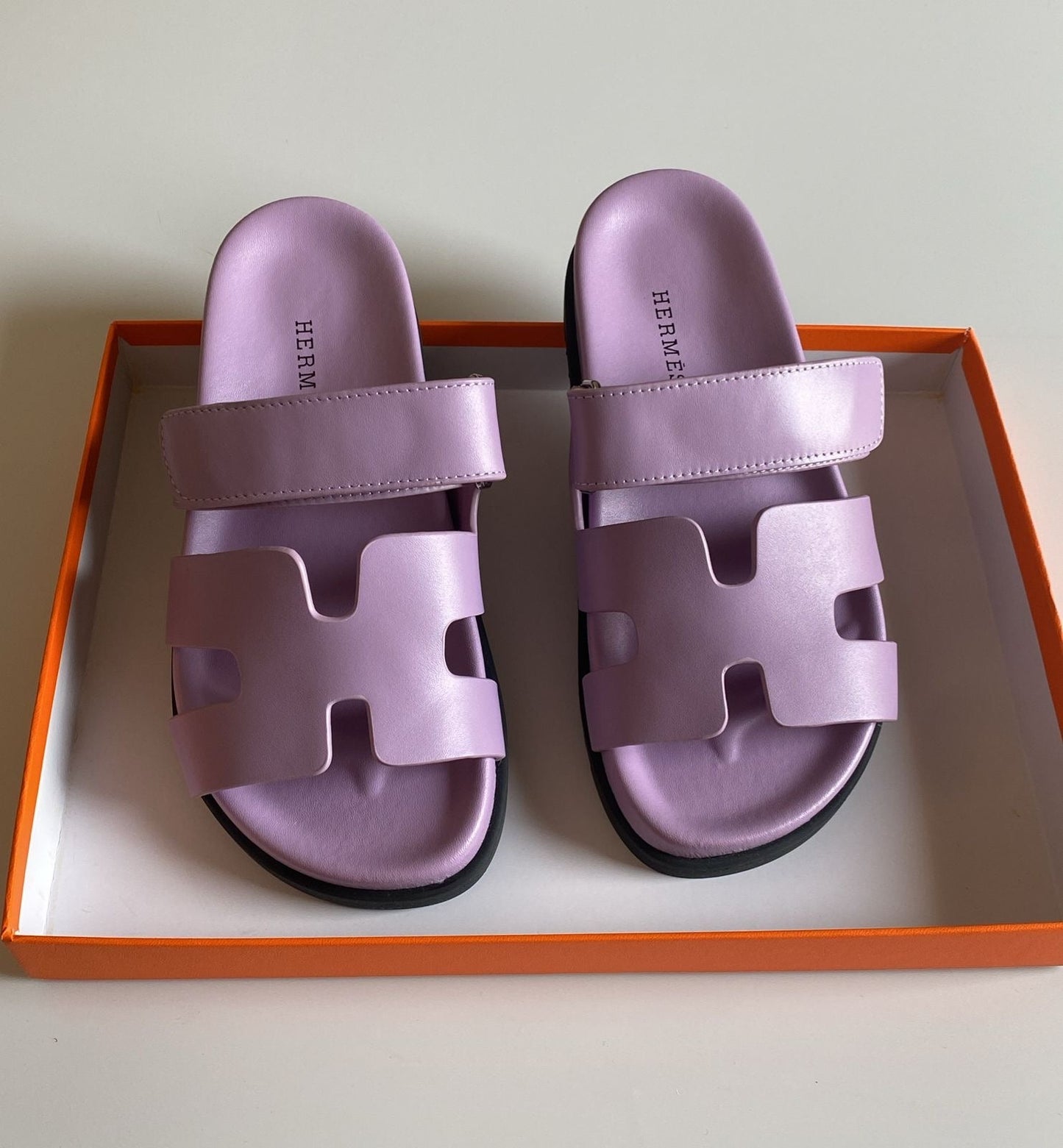 Hermes slippers chypre