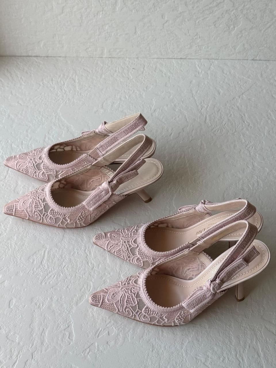Dior heels - low and high
