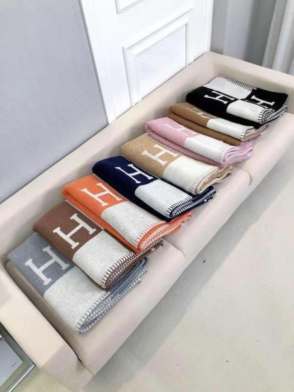 Hermes blanket & pillow cover