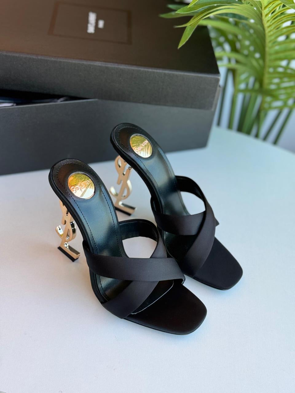 Ysl sandals heels