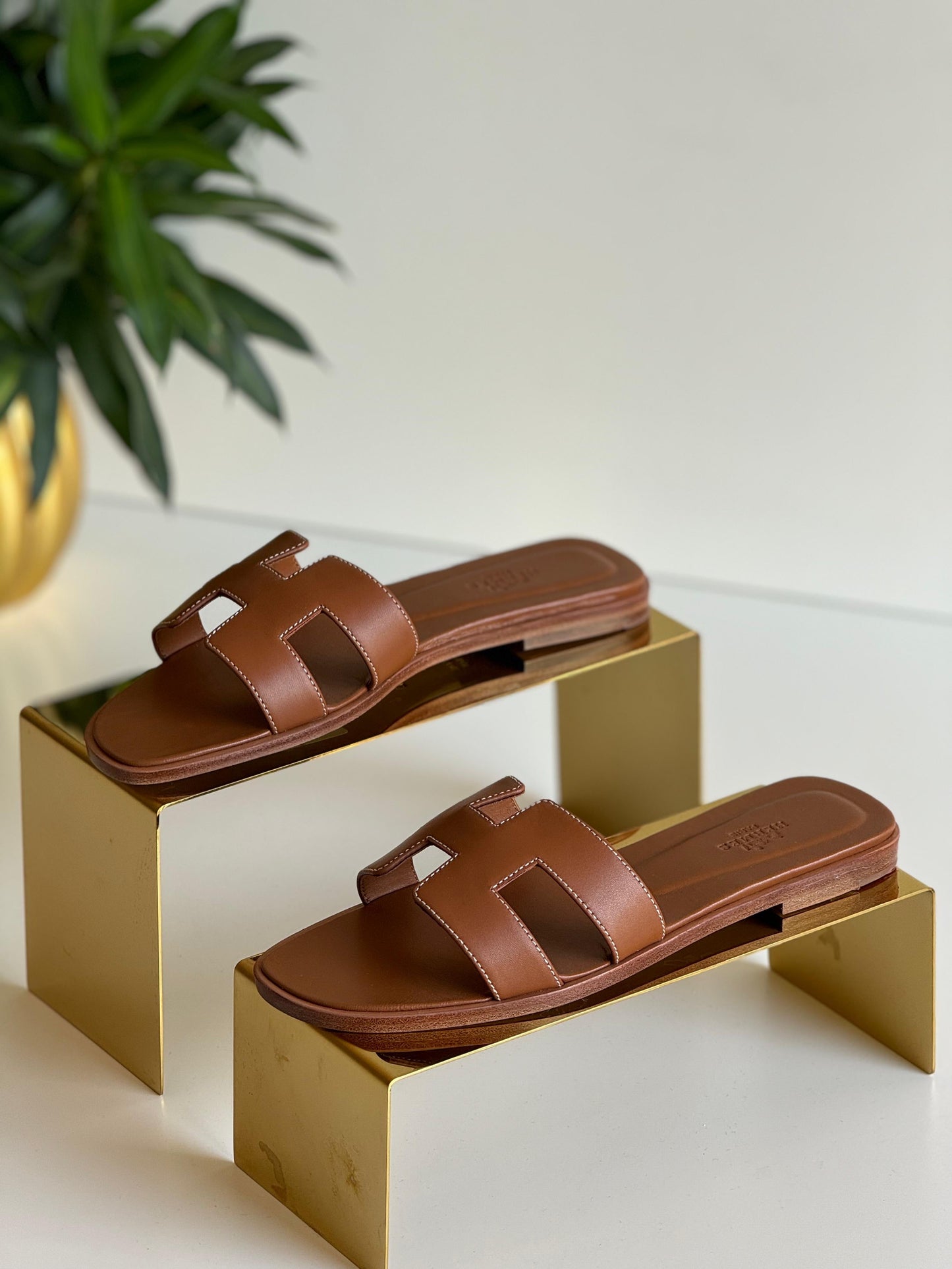 Hermes slipper - soft leather