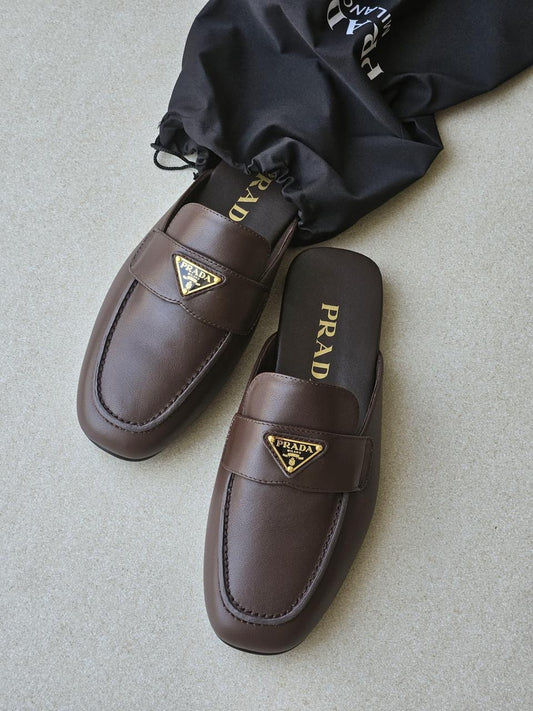 Prada mules - brown