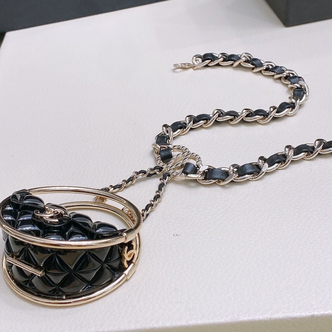 Chanel belt with bag