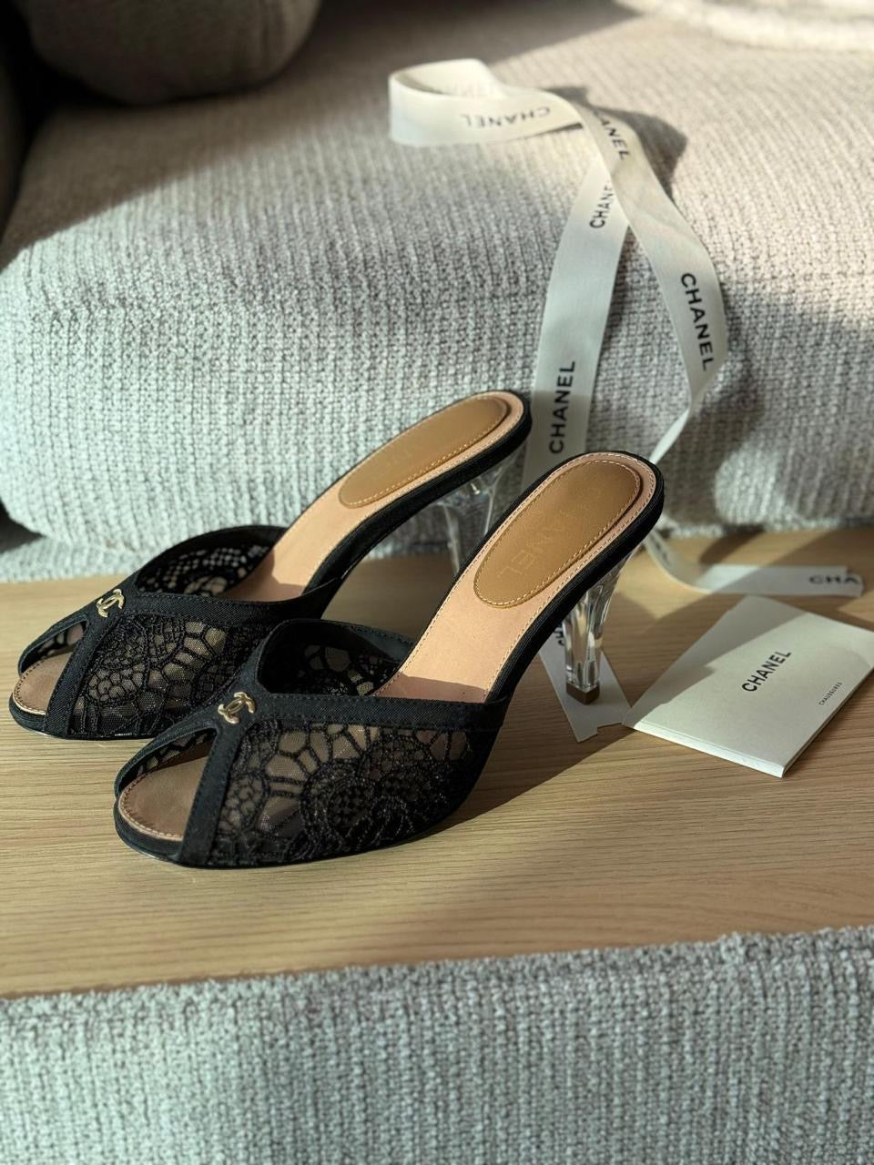 Chanel sandals heels