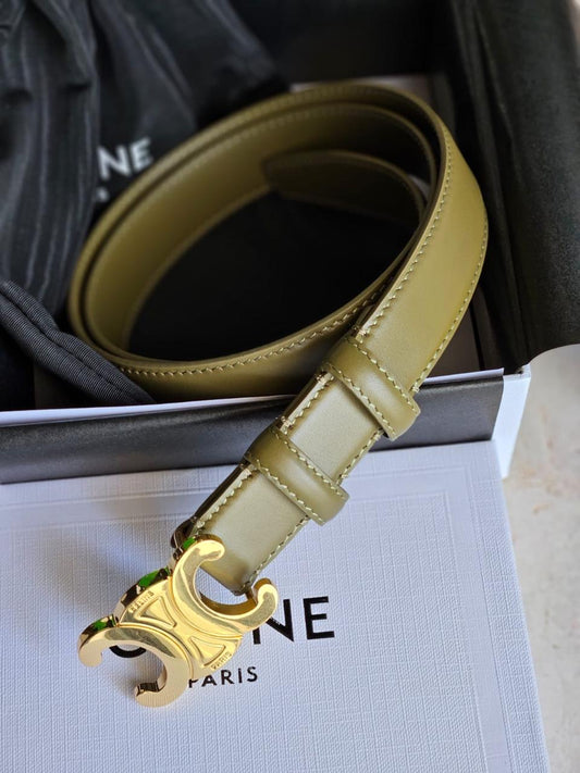 Celine belt - green
