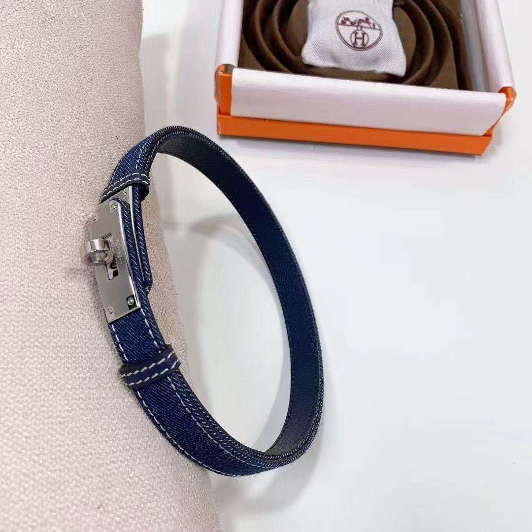 Hermes belt - blue