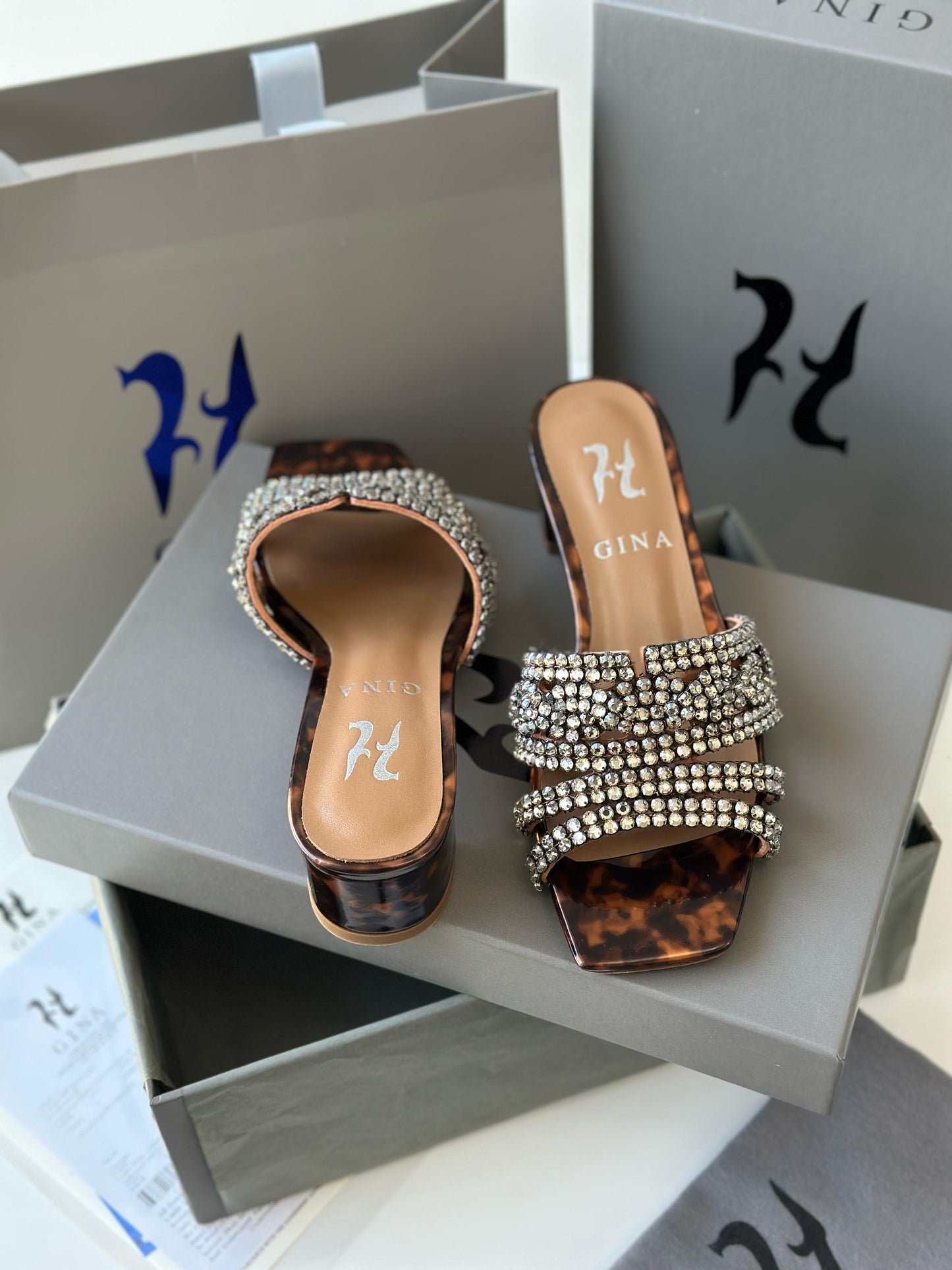 Gina sandals heels 4 cm
