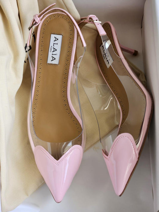 Alaia heels pink(low and high)