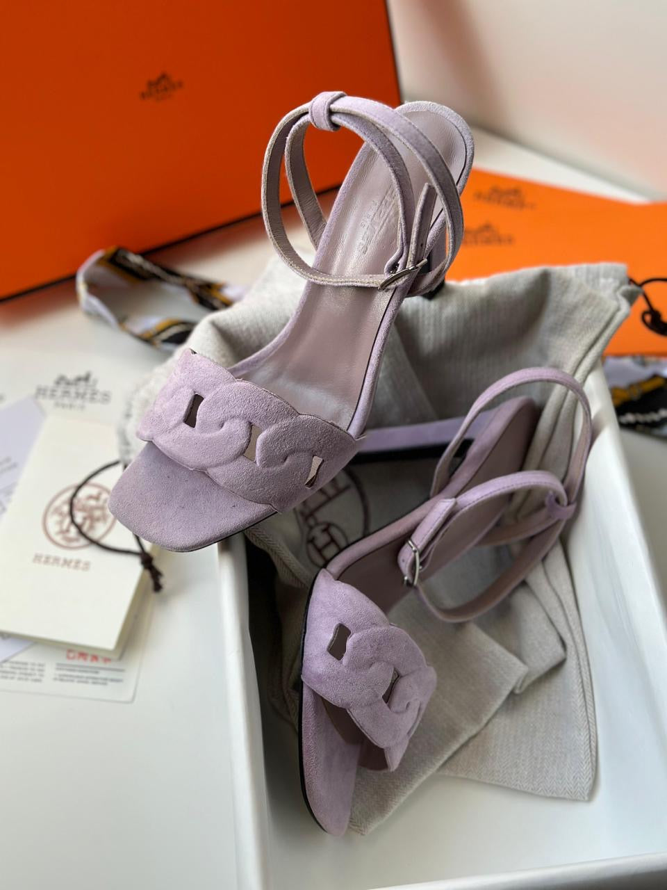 Hermes sandals heels