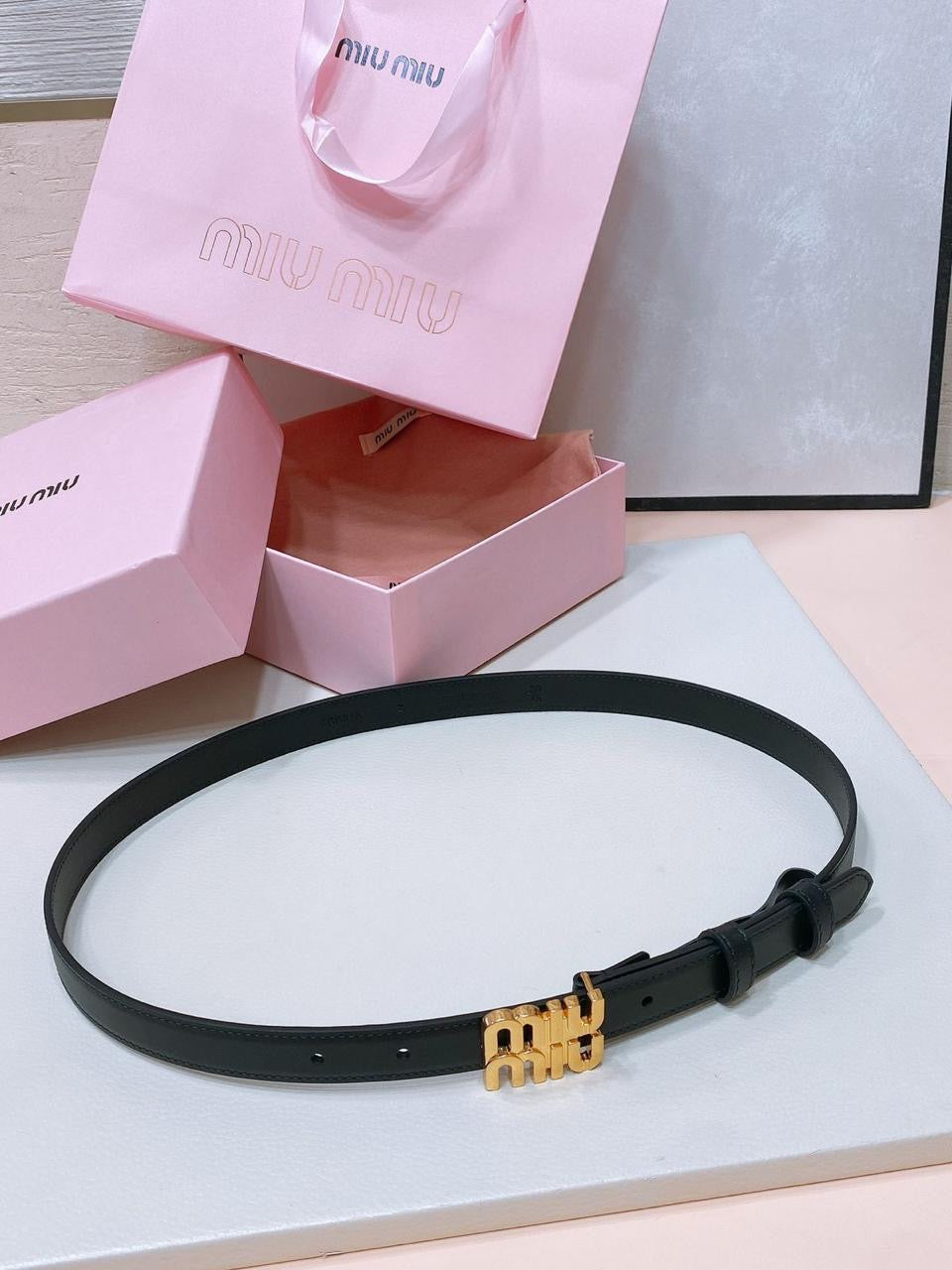 Miu miu belt