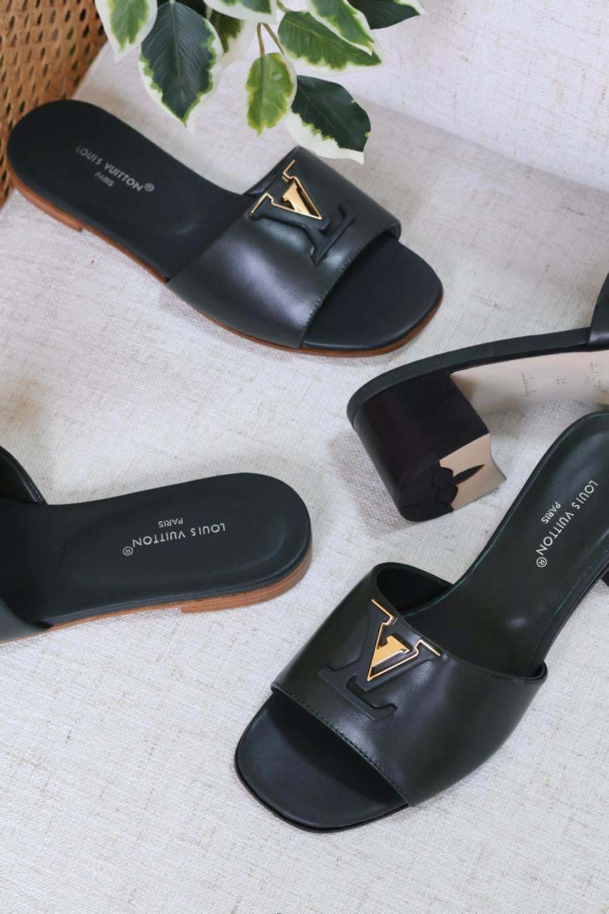 Lv sandals heels