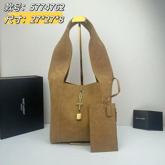 Ysl bag tote suede