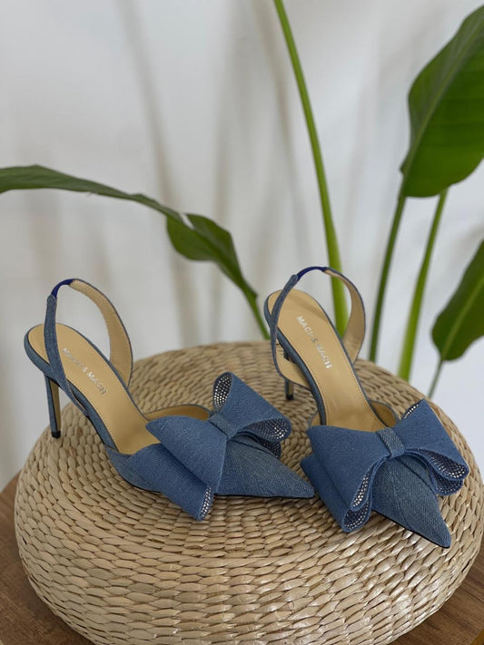 Mach & Mach heels - blue denim