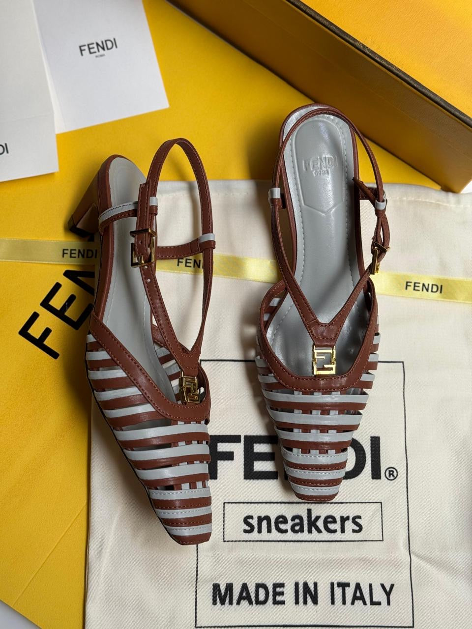 Fendi heels - low heels