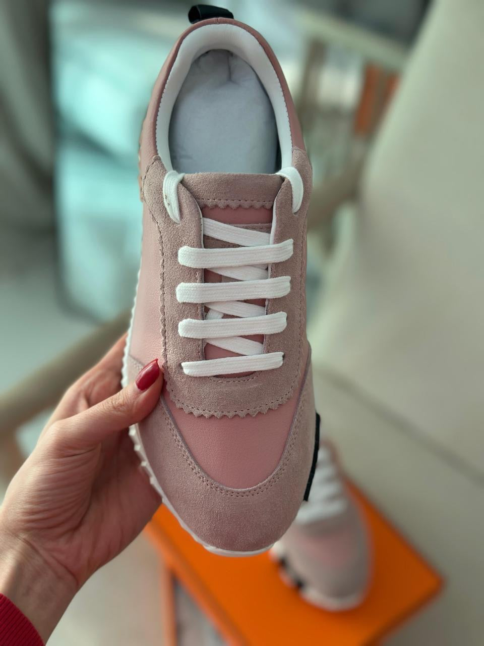 Hermes sneakers pink